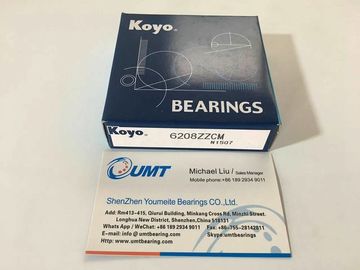 KOYO precision bearing  6208ZZ deep groove ball bearing 40*80*18 mm using for conveyor ,mixer etc.